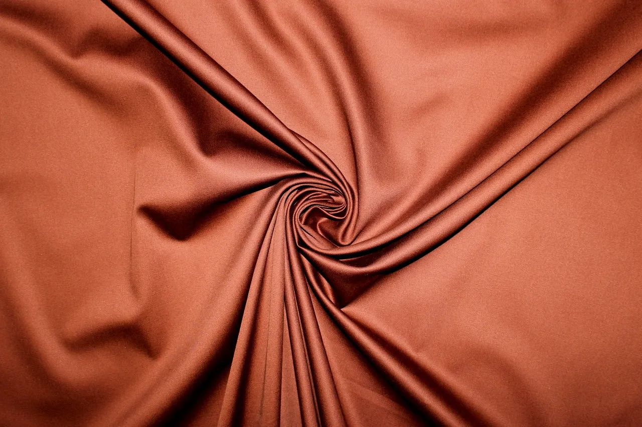 Cotton Sateen - Pecan Pie