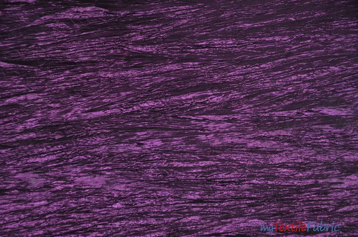 Crease Taffeta Fabric | Crush Taffeta | 52" Wide | Continuous Yards | Multiple Colors |