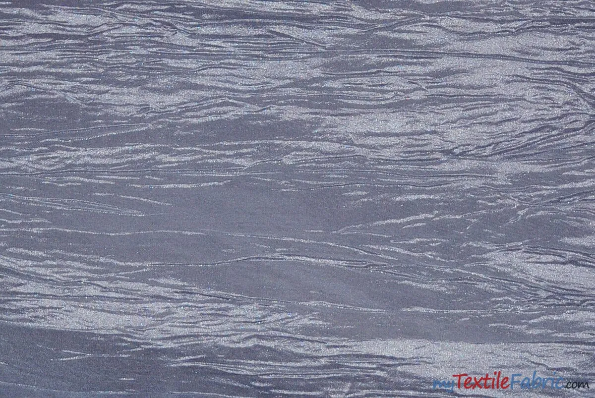 Crease Taffeta Fabric | Crush Taffeta | 52" Wide | Continuous Yards | Multiple Colors |