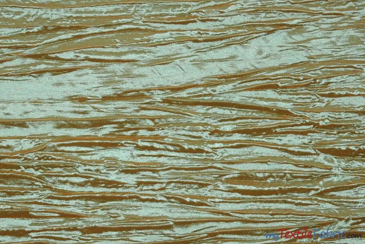 Crease Taffeta Fabric | Crush Taffeta | 52" Wide | Continuous Yards | Multiple Colors |