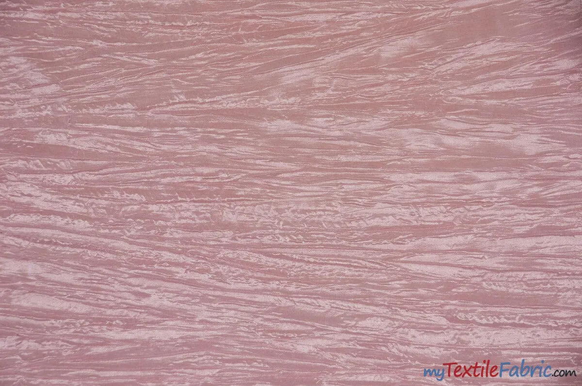 Crease Taffeta Fabric | Crush Taffeta | 52" Wide | Continuous Yards | Multiple Colors |