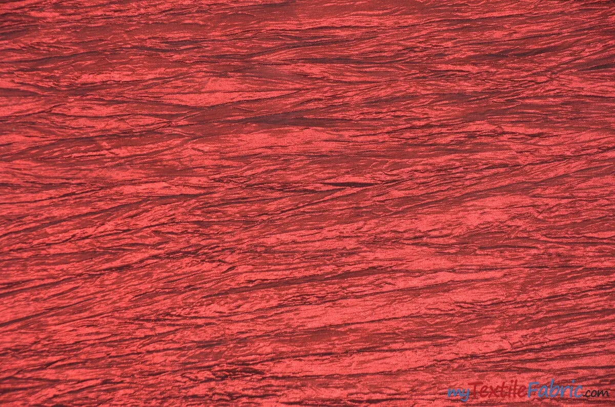 Crease Taffeta Fabric | Crush Taffeta | 52" Wide | Continuous Yards | Multiple Colors |