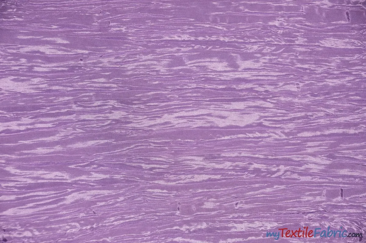 Crease Taffeta Fabric | Crush Taffeta | 52" Wide | Continuous Yards | Multiple Colors |