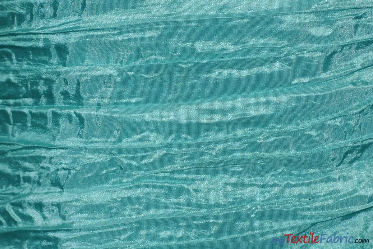 Crease Taffeta Fabric | Crush Taffeta | 52" Wide | Continuous Yards | Multiple Colors |