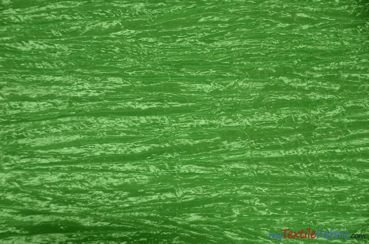 Crease Taffeta Fabric | Crush Taffeta | 52" Wide | Continuous Yards | Multiple Colors |
