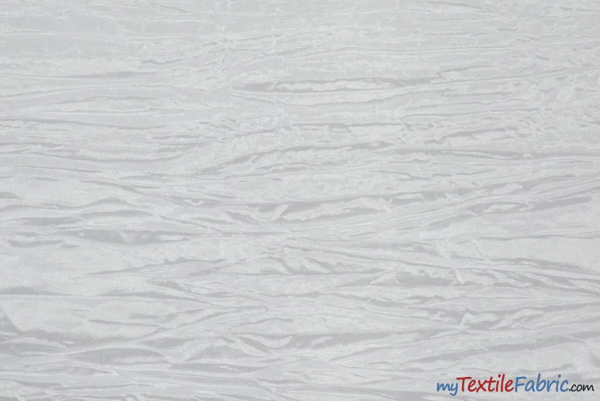 Crease Taffeta Fabric | Crush Taffeta | 52" Wide | Continuous Yards | Multiple Colors |