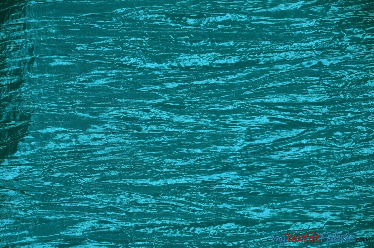 Crease Taffeta Fabric | Crush Taffeta | 52" Wide | Continuous Yards | Multiple Colors |