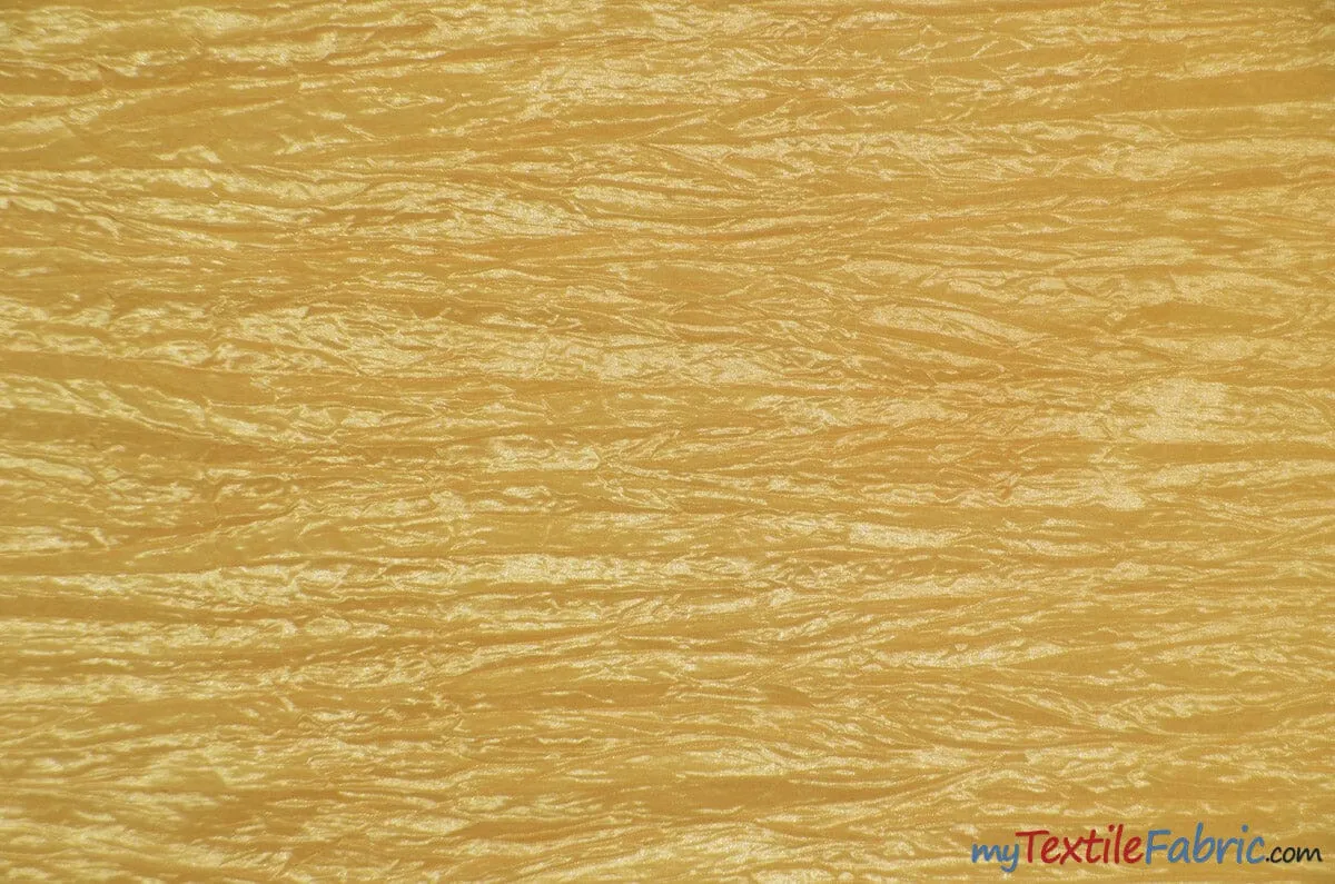 Crease Taffeta Fabric | Crush Taffeta | 52" Wide | Continuous Yards | Multiple Colors |