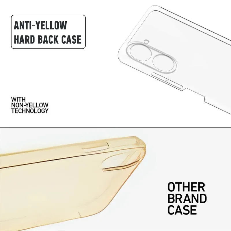 Anti-Yellowing Crystal Clear Hard Back Phone Case for Realme 10 Pro 5G
