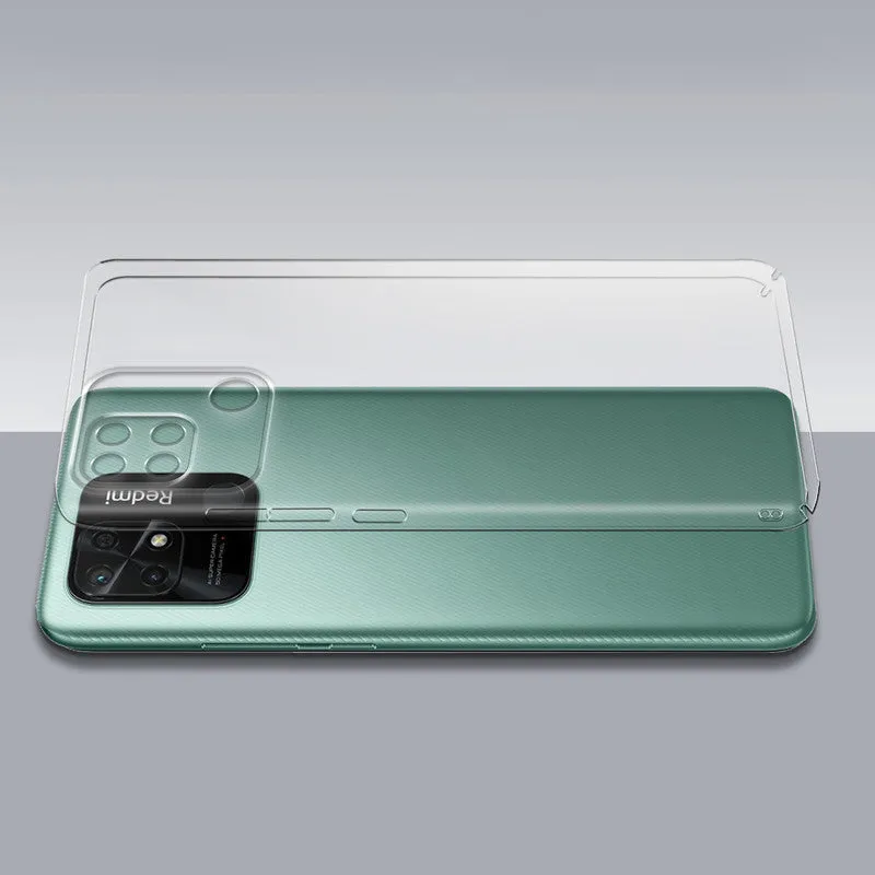 Crystal Clear Hard Back Anti-Yellowing Phone Case for Redmi 10C