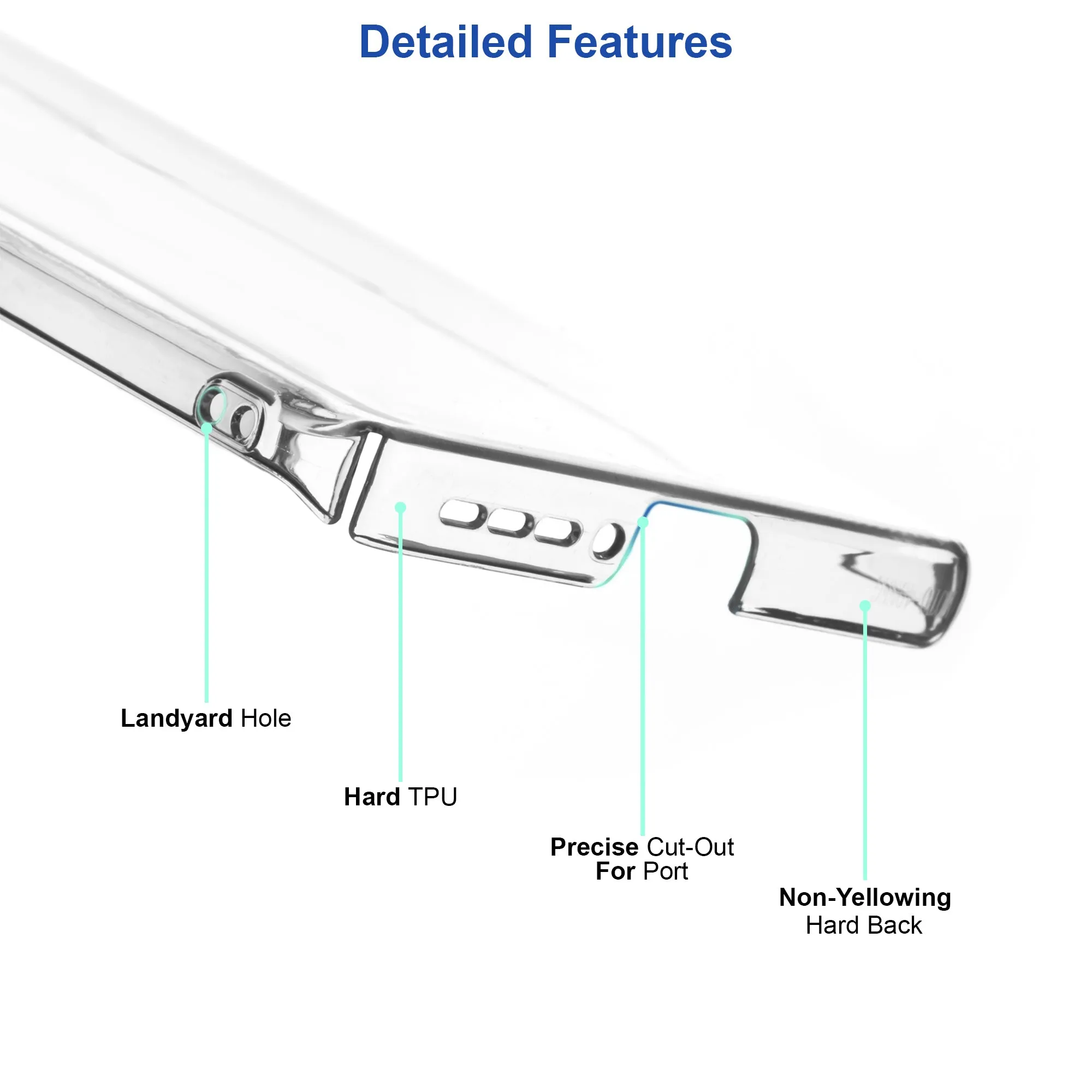 Crystal Clear Hard Back Anti-Yellowing Phone Case For Redmi Note 7 Pro