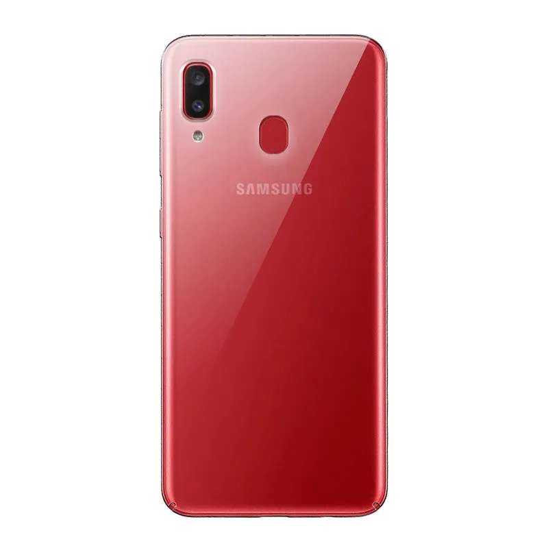 Crystal Clear Hard Back Anti-Yellowing Phone Case For Samsung A20