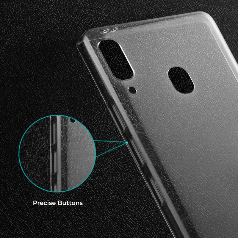 Crystal Clear Hard Back Anti-Yellowing Phone Case For Samsung A20