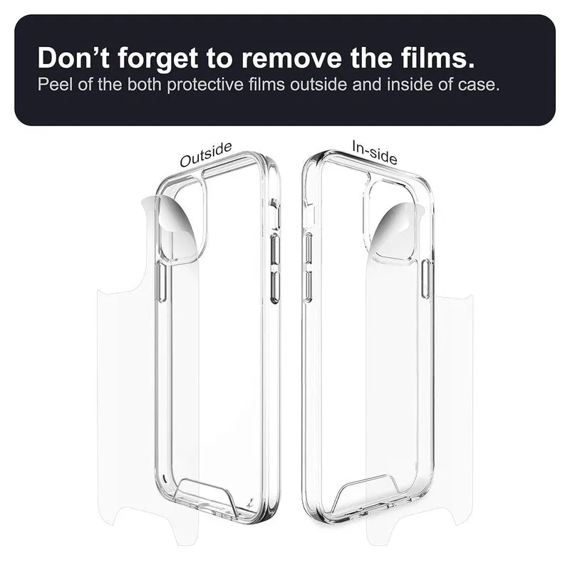 Crystal Clear Transparent Back Cover Case for Apple iPhone 7 Plus