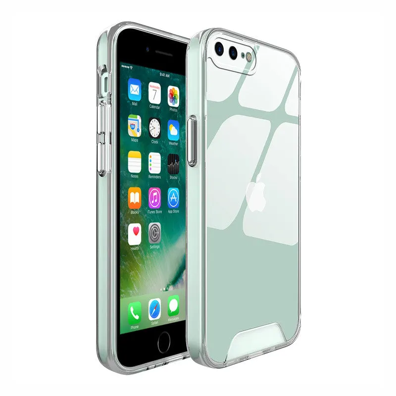 Crystal Clear Transparent Back Cover Case for Apple iPhone 7 Plus