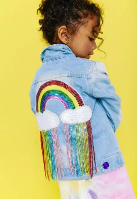 Crystal Rain Denim Jacket
