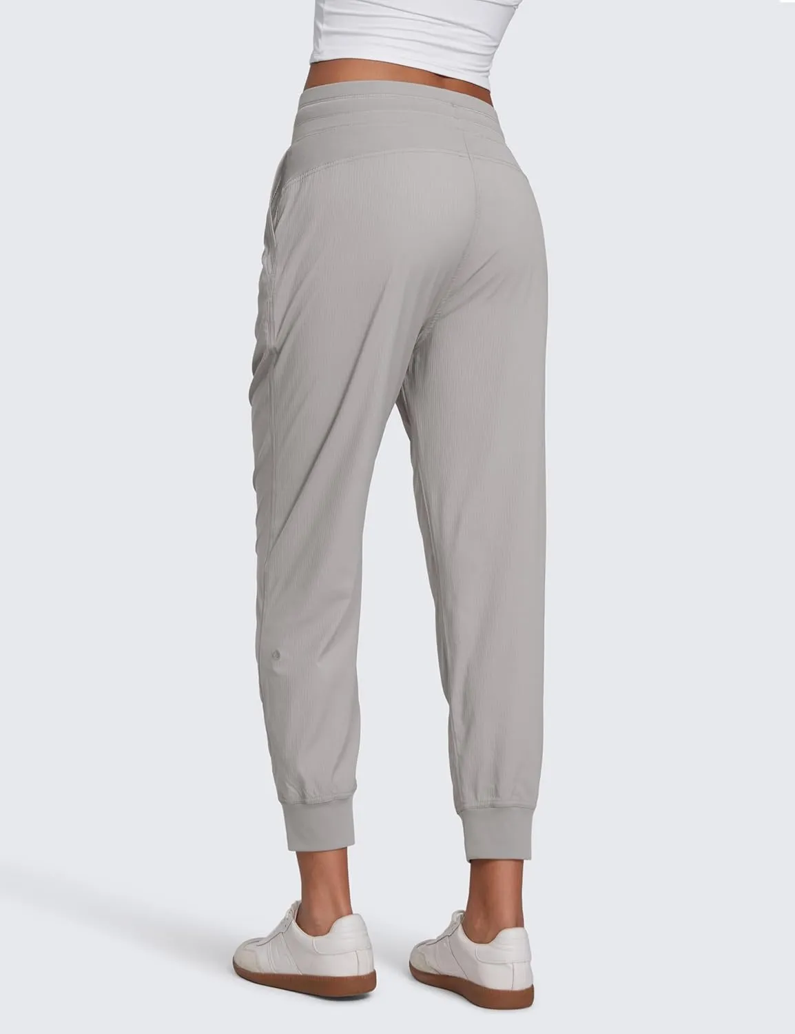 CRZ YOGA Lightweight Workout Joggers for Women 26" High Waisted Outdoor Running Casual Track Pants with Pockets