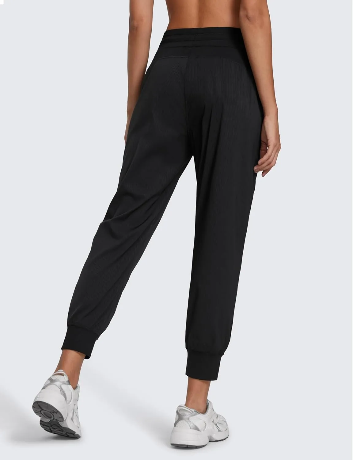 CRZ YOGA Lightweight Workout Joggers for Women 26" High Waisted Outdoor Running Casual Track Pants with Pockets