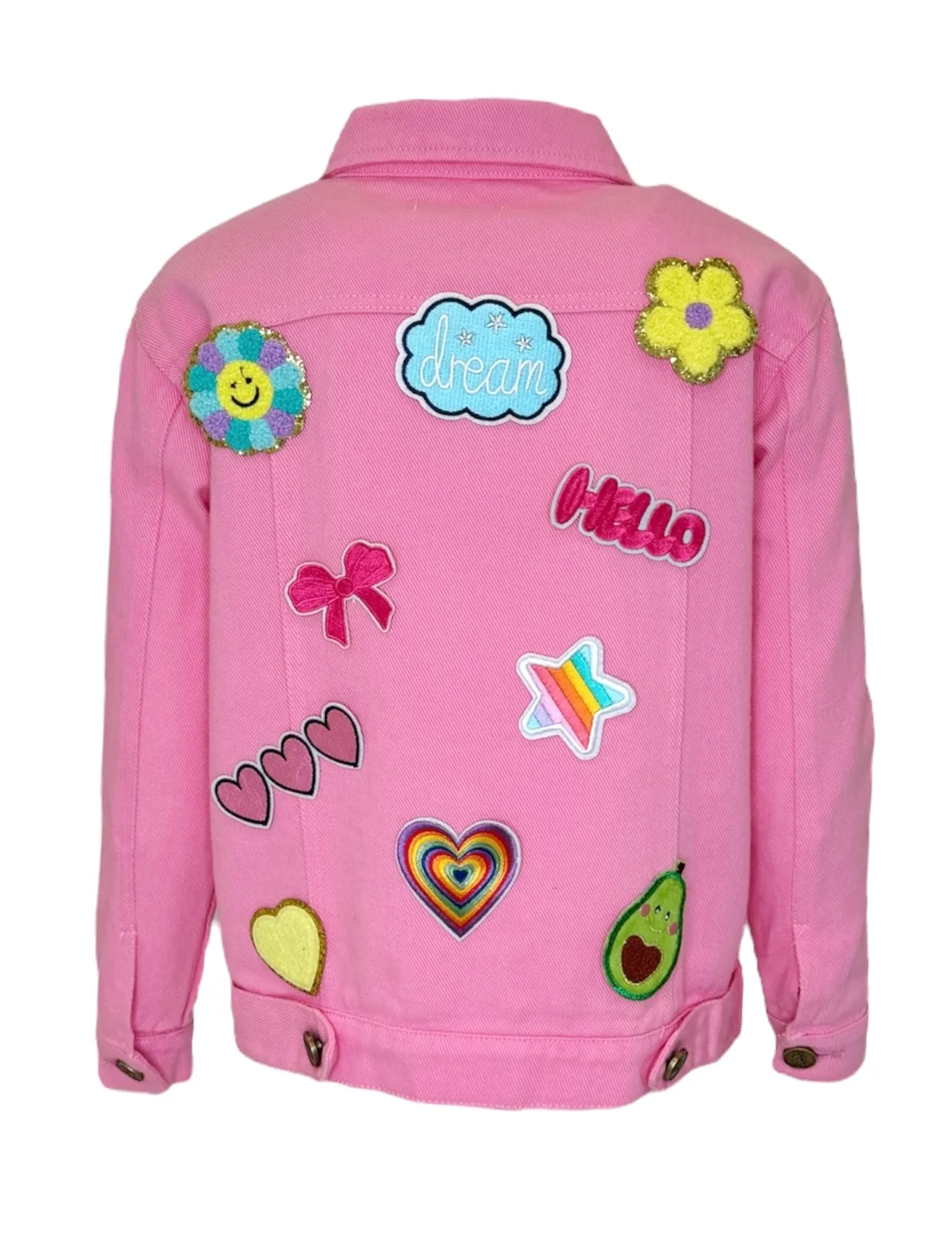 Customizable Pink Denim Jacket for Women – Stylish & Versatile Fashion Outerwear