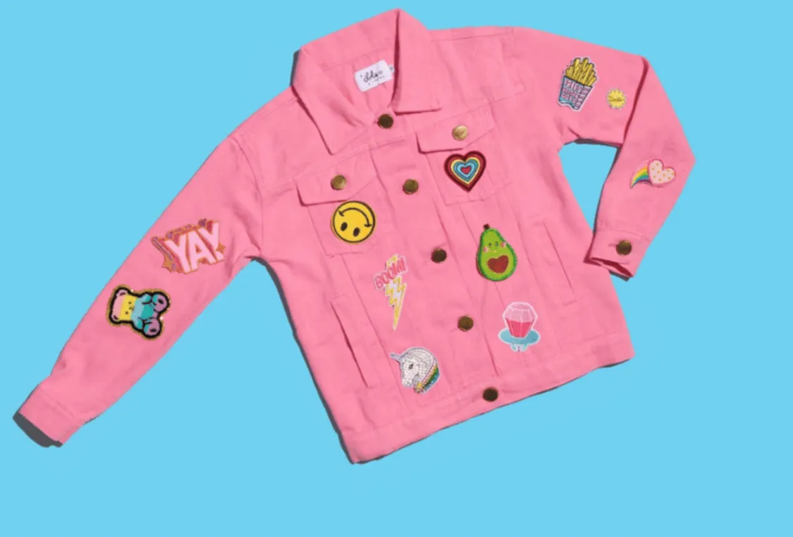 Customizable Pink Denim Jacket for Women – Stylish & Versatile Fashion Outerwear