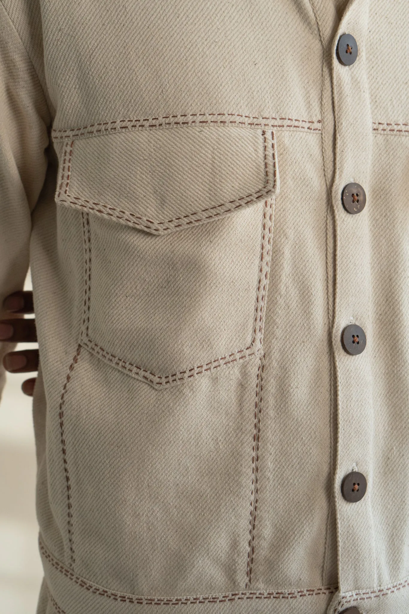 Dawning Denim Jacket | White Jacket | Denim Jacket
