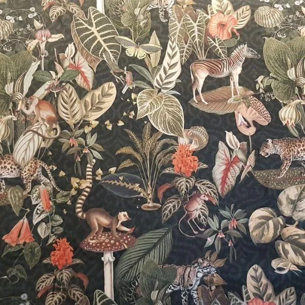 Empire Jungle Velvet Digitally Printed