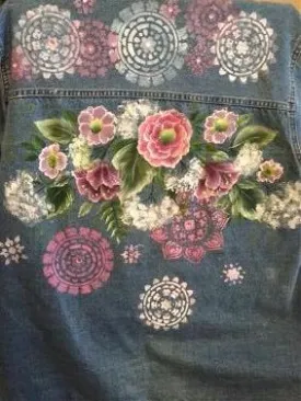 Fabric Painting - Denim Jacket Stencil & Strokes Downloadable Video Lesson