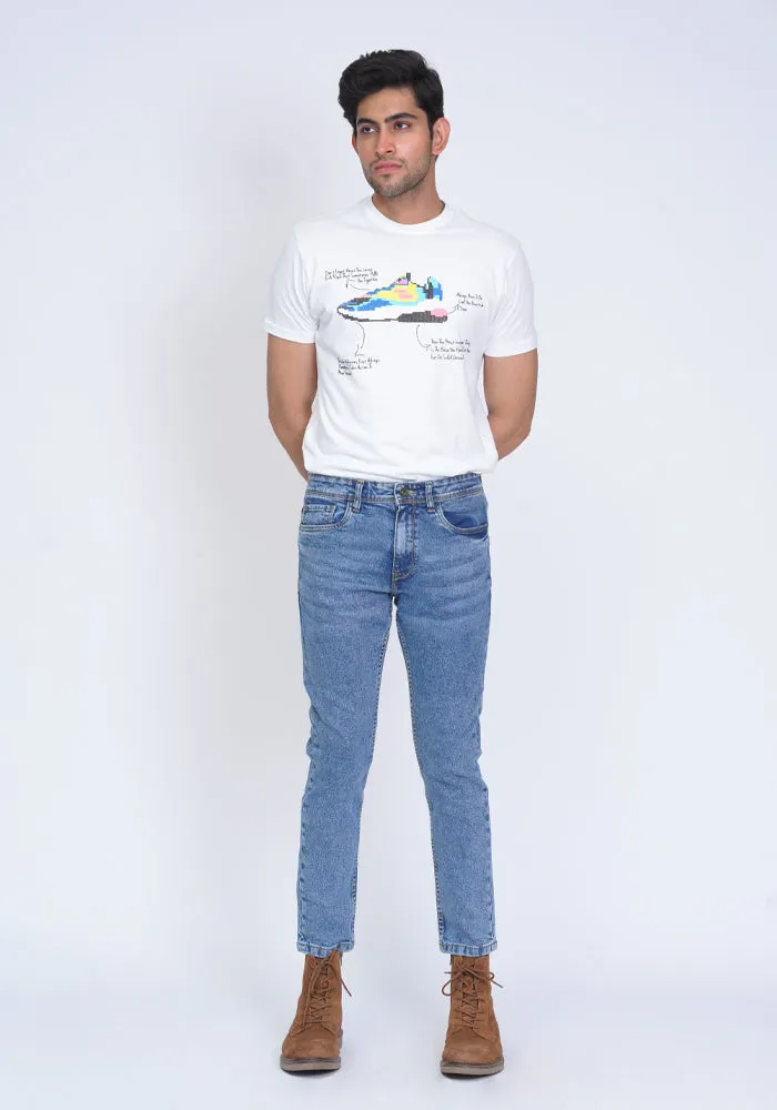 Faded Sky Blue Denim