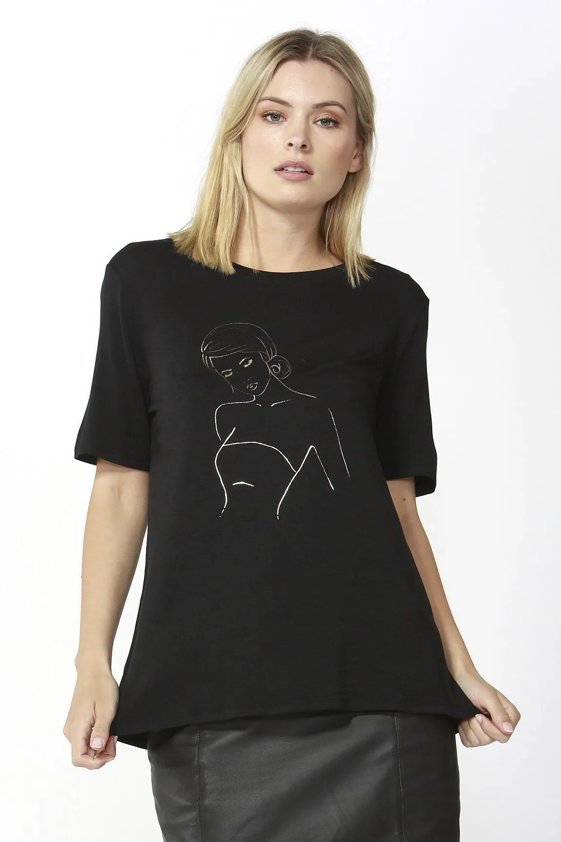 Fate   Becker Eden Tee in Black Magic
