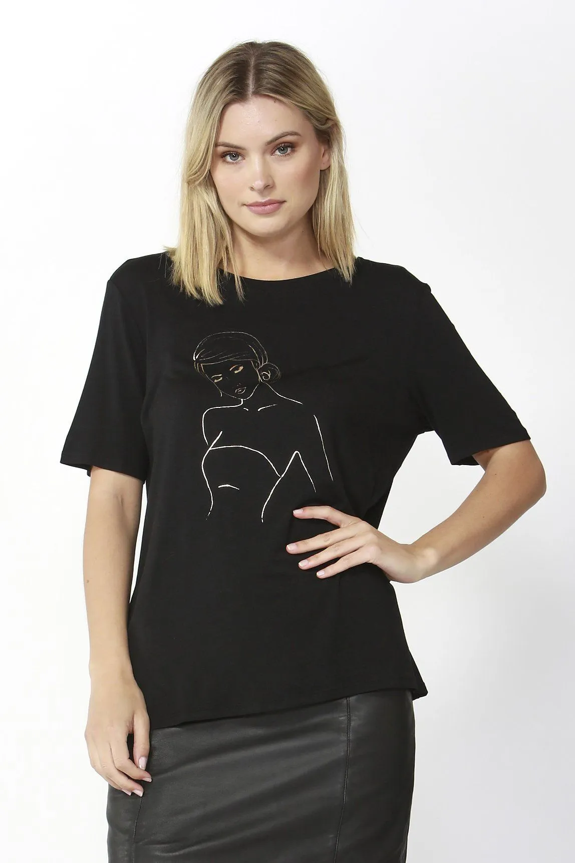 Fate   Becker Eden Tee in Black Magic