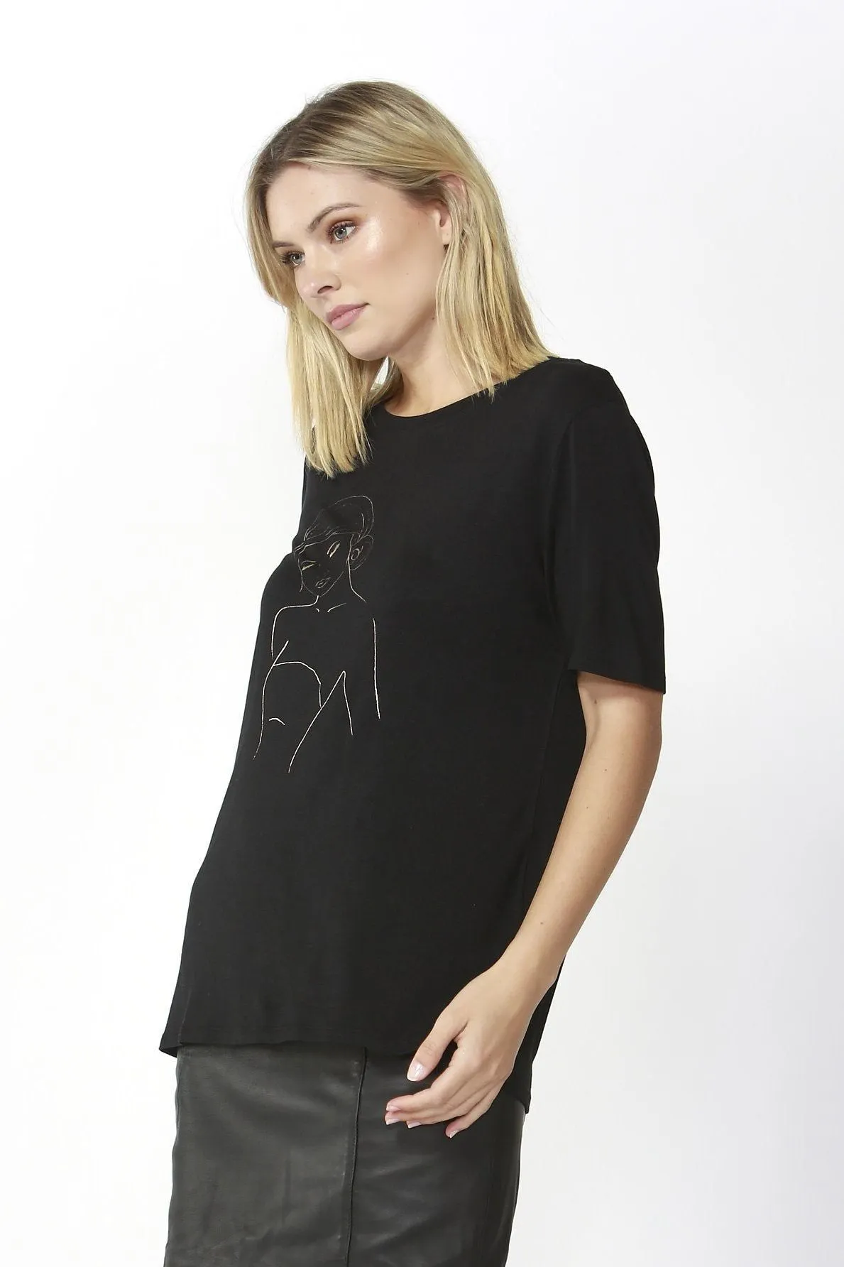 Fate   Becker Eden Tee in Black Magic