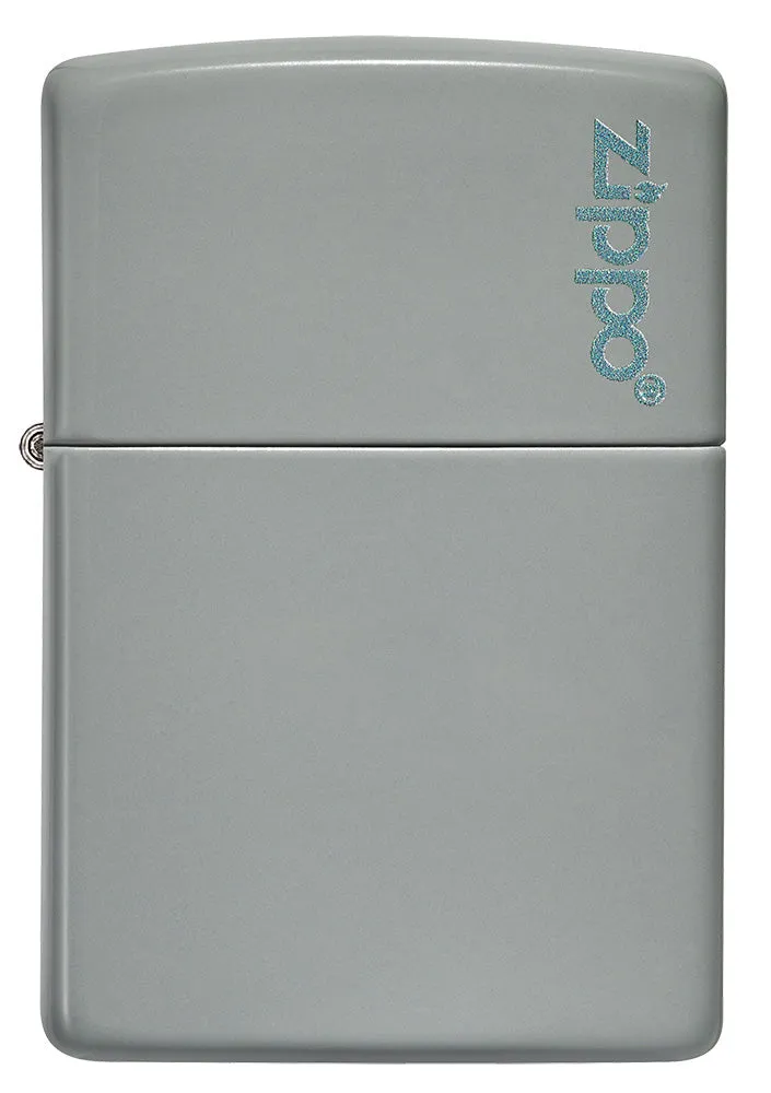 Flat Grey Zippo Logo