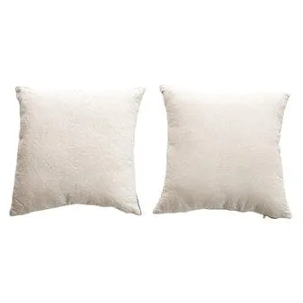 Floral Printed Linen Pillow,  2 Styles