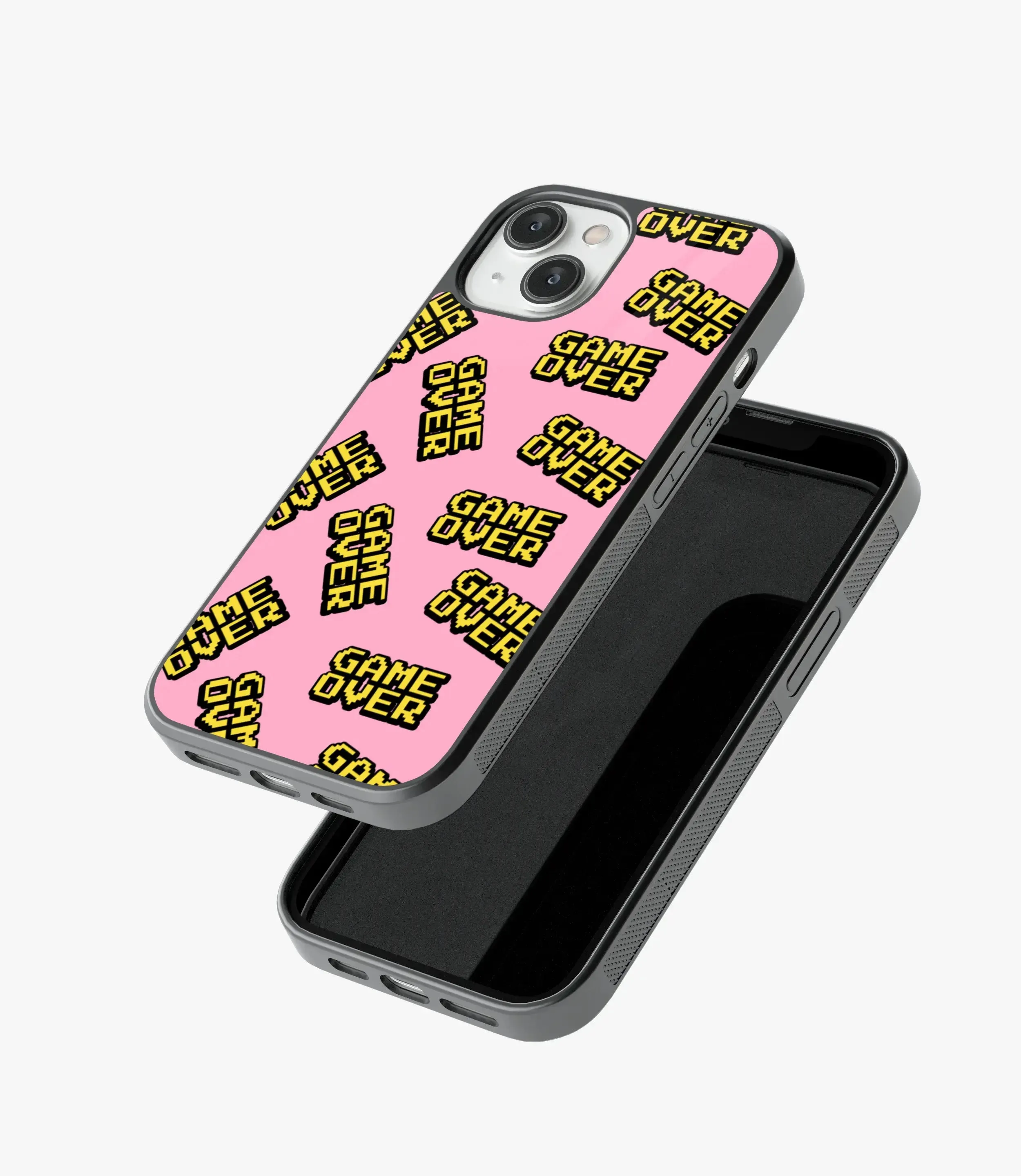 Game Over Pink Glass Case