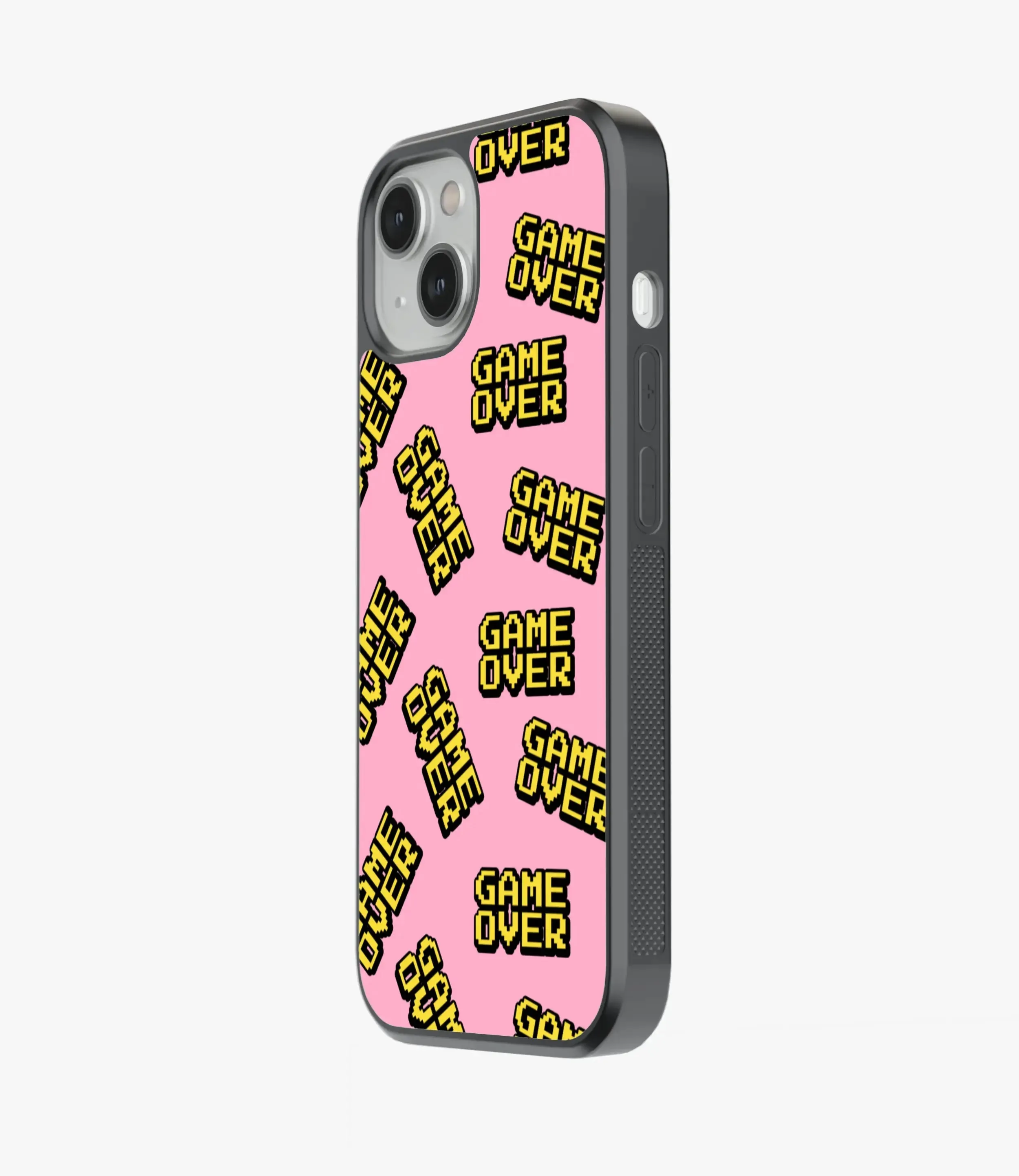 Game Over Pink Glass Case