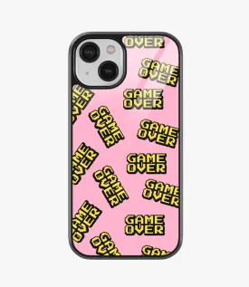 Game Over Pink Glass Case