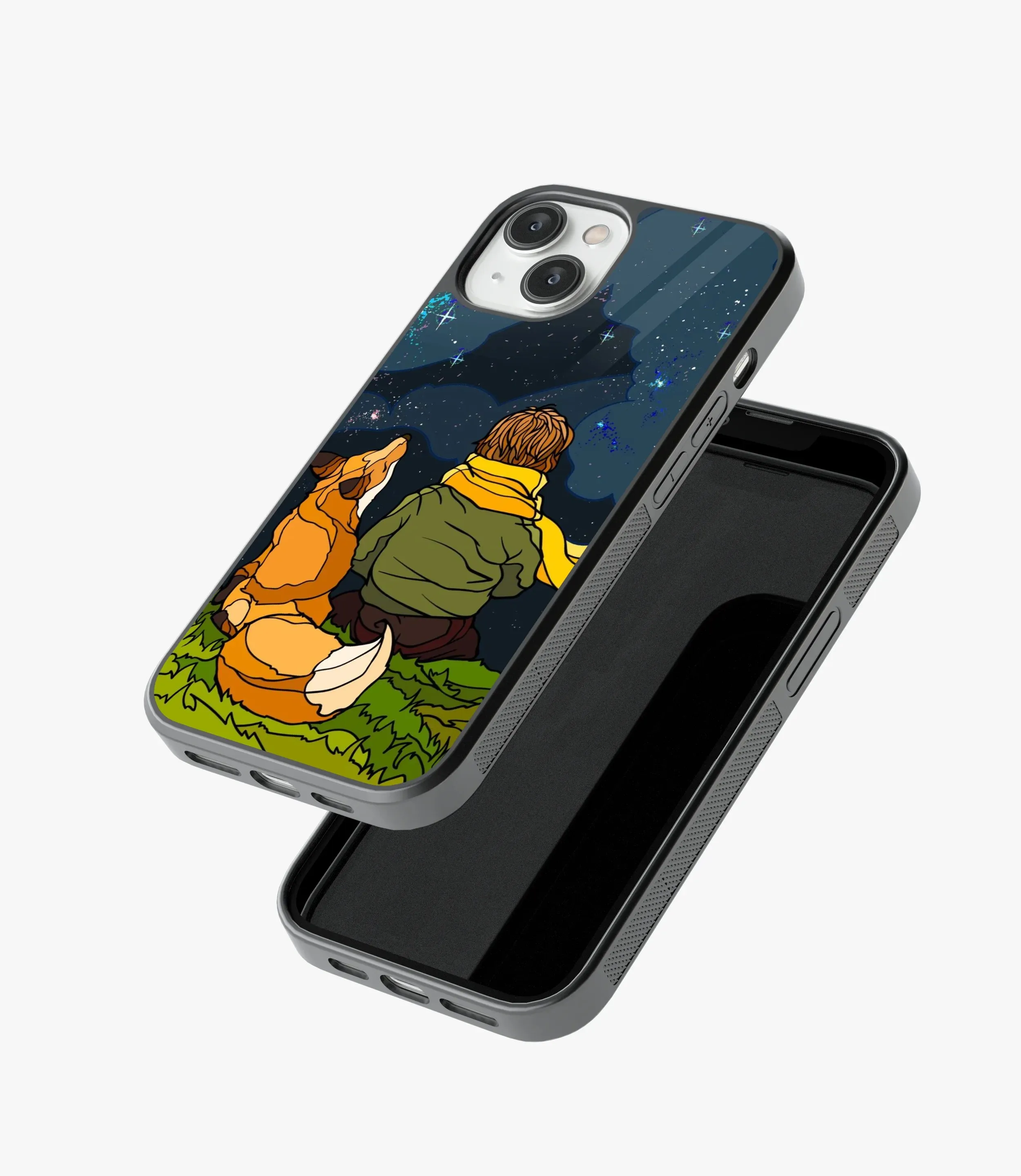 Gazing Stars With Dog Glass Case