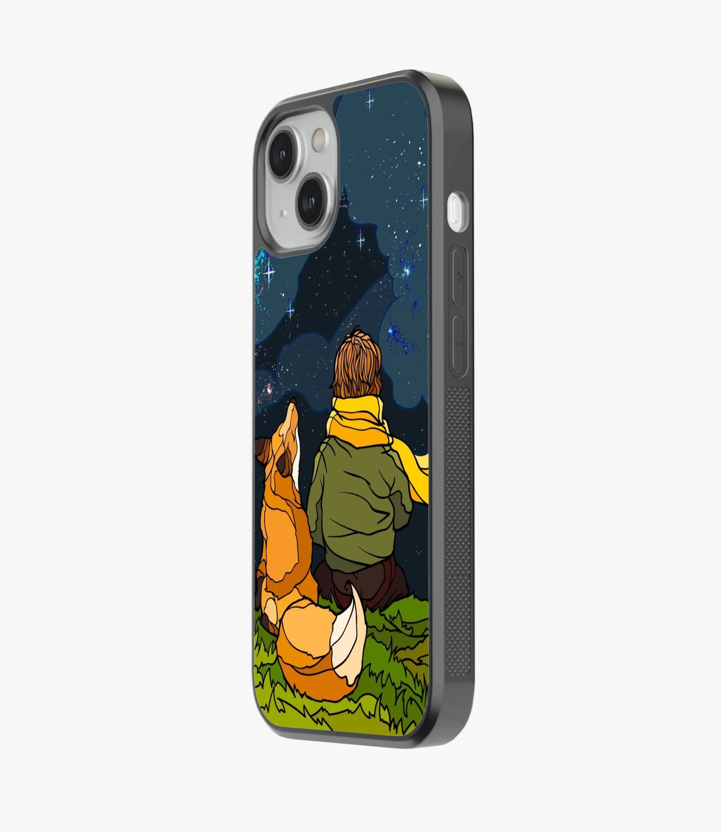 Gazing Stars With Dog Glass Case