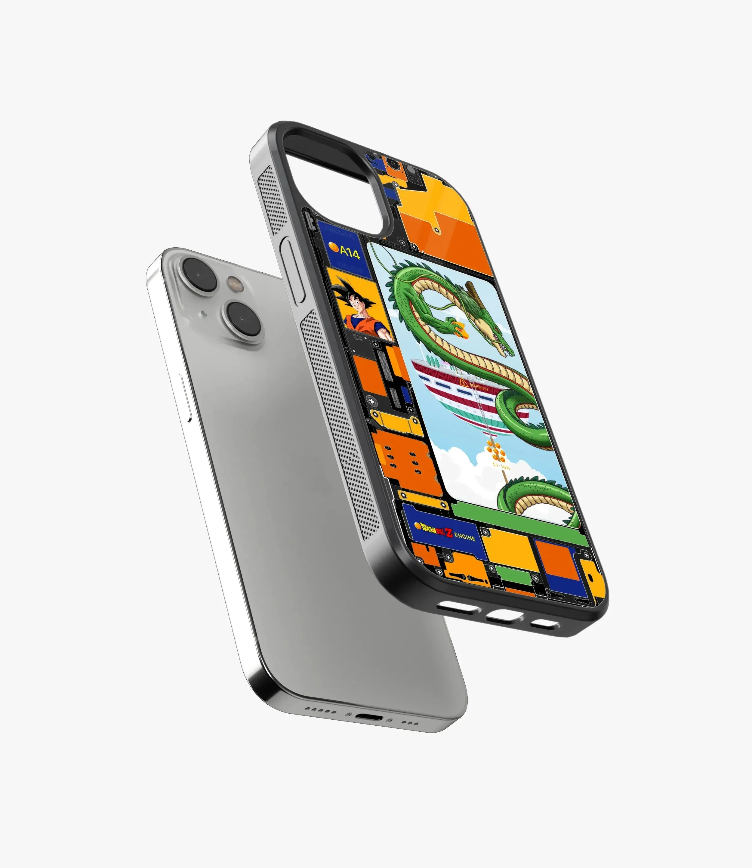 Goku Iphone Circuit Glass Case