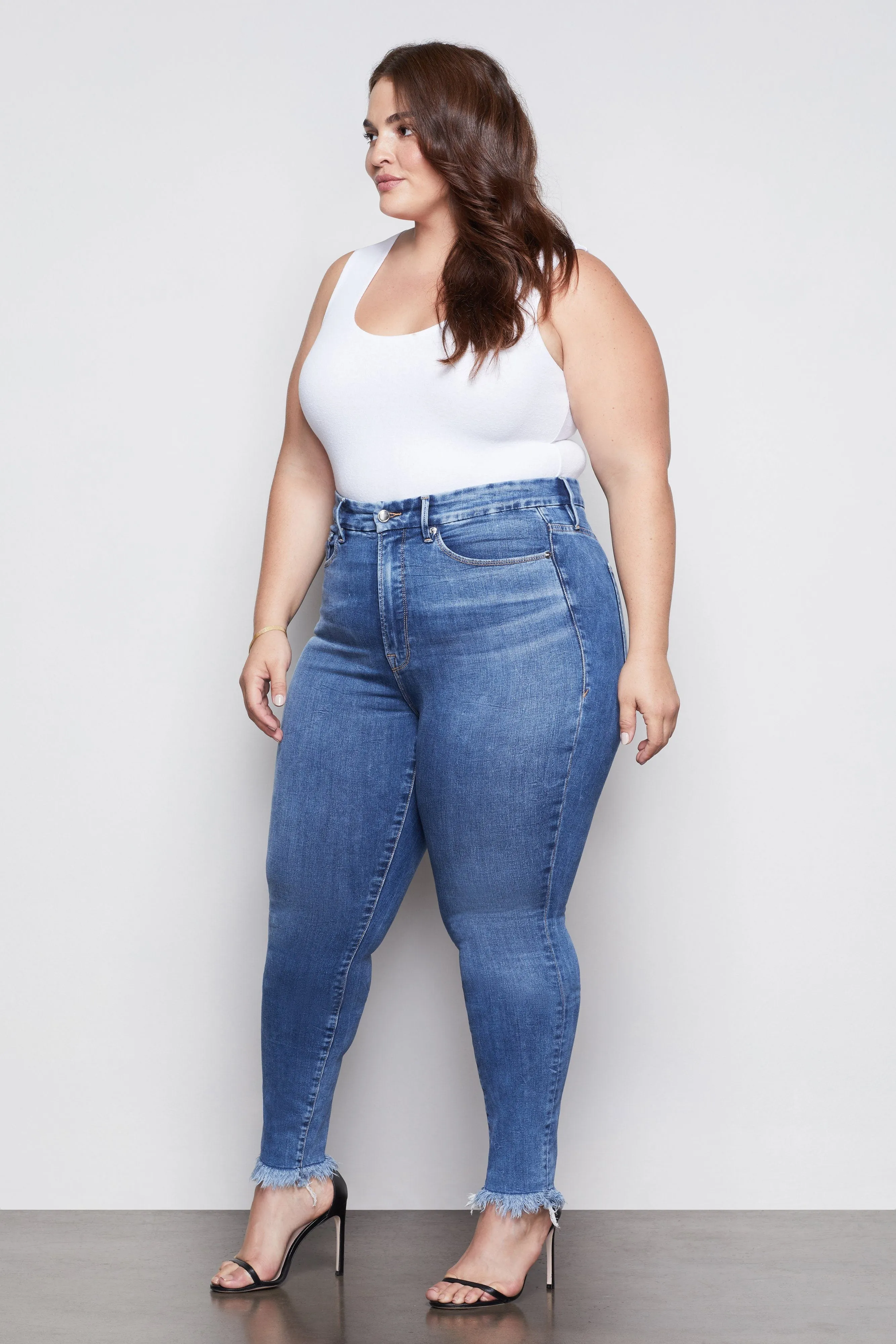 GOOD LEGS FRAY HEM | BLUE342