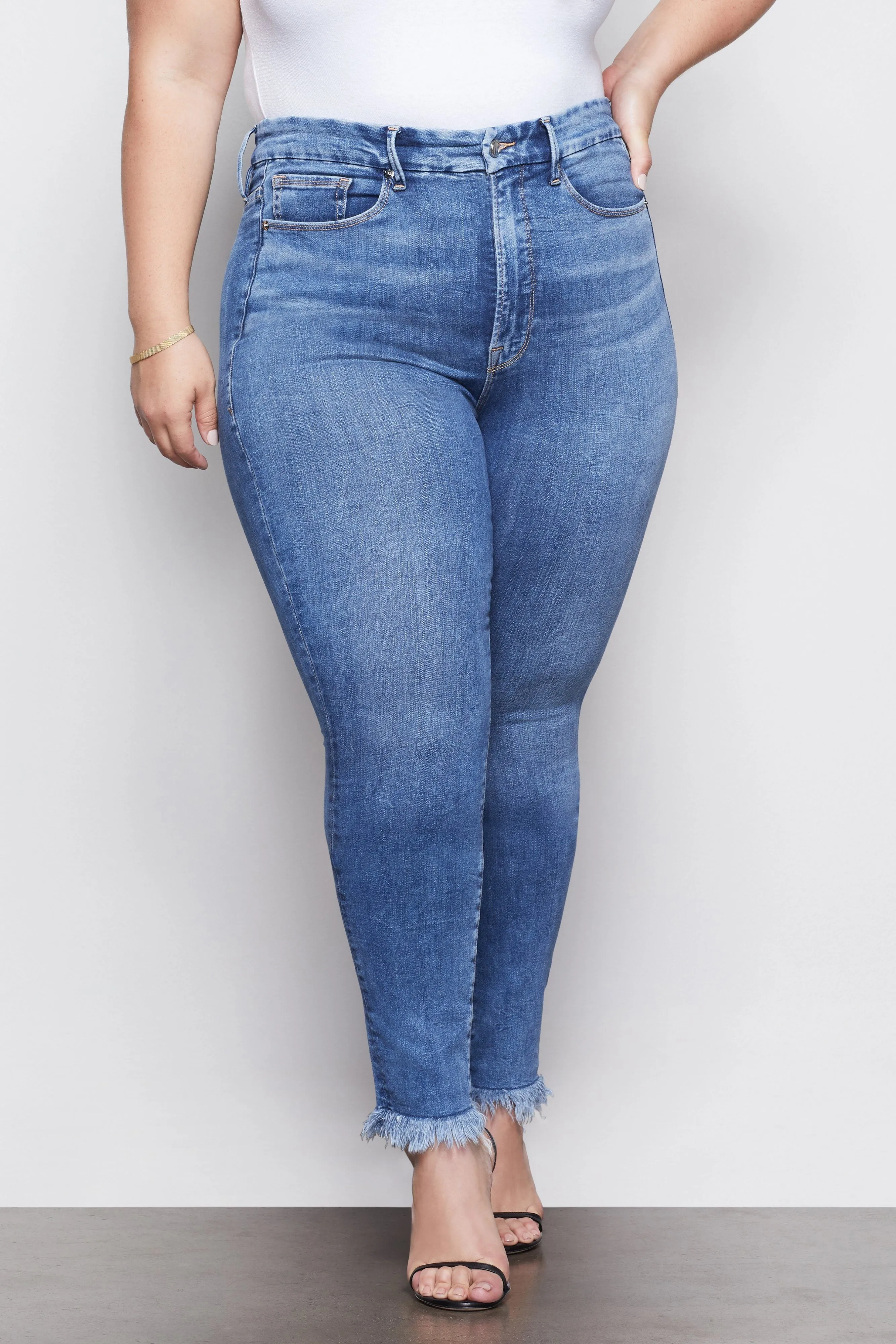 GOOD LEGS FRAY HEM | BLUE342