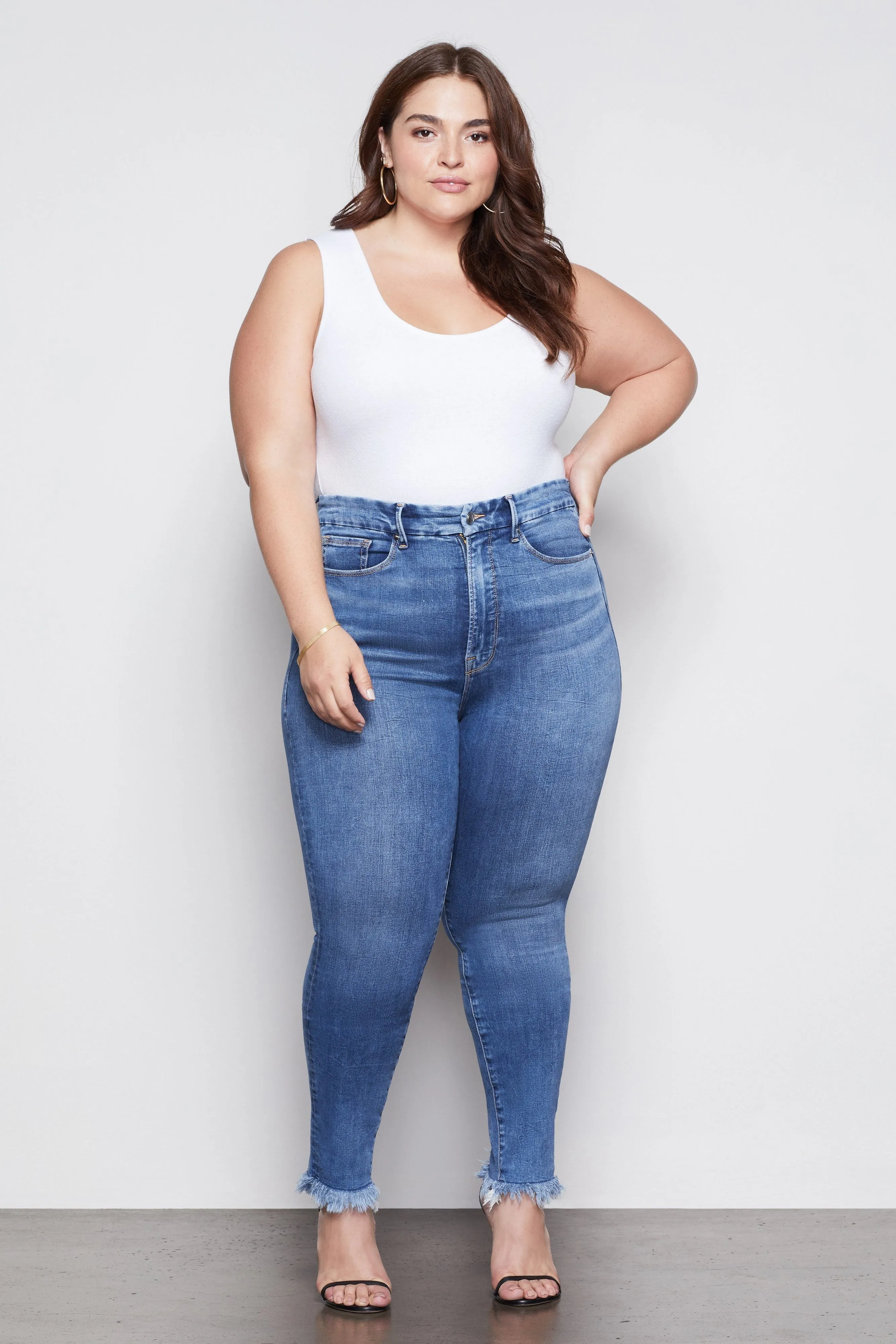 GOOD LEGS FRAY HEM | BLUE342