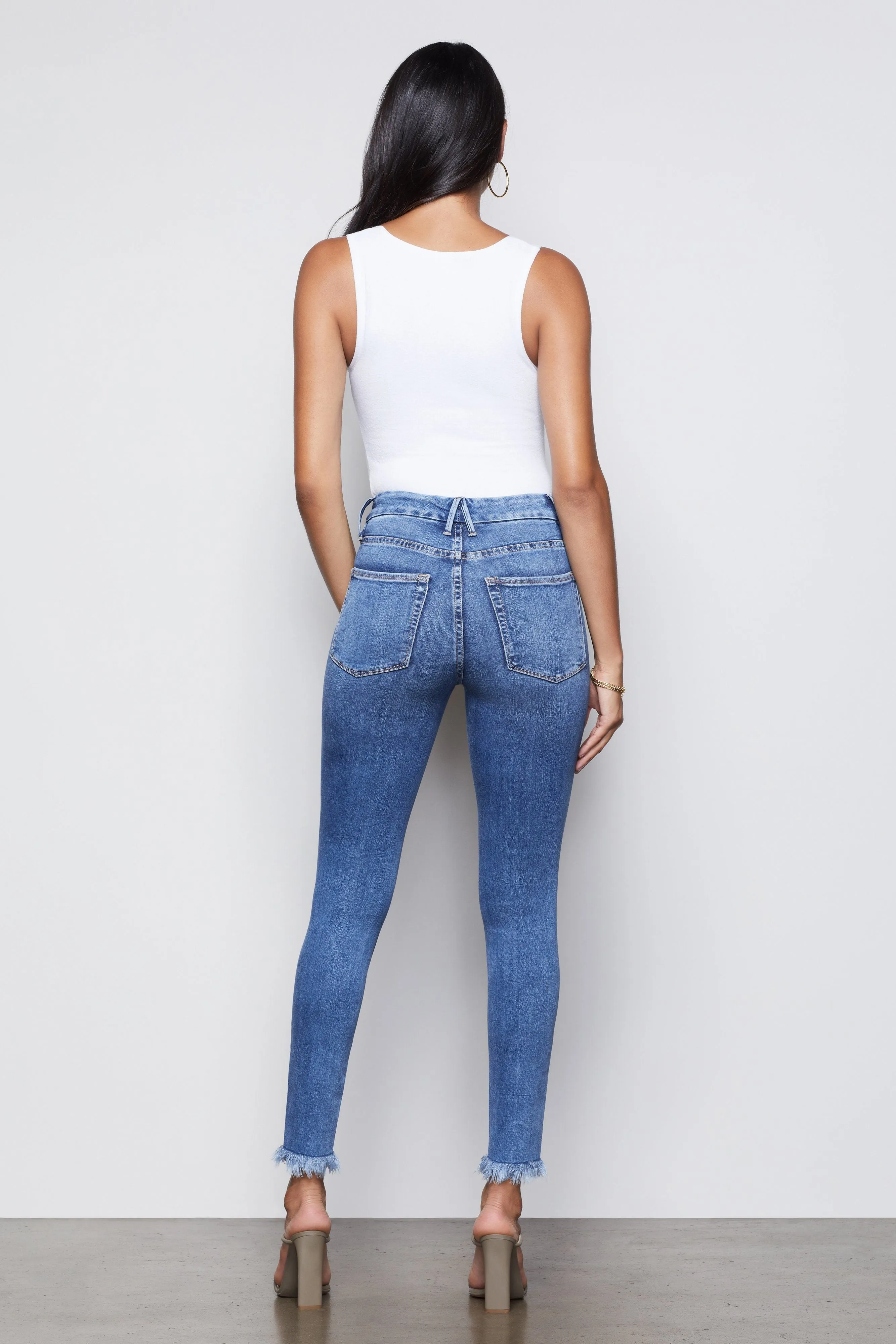 GOOD LEGS FRAY HEM | BLUE342