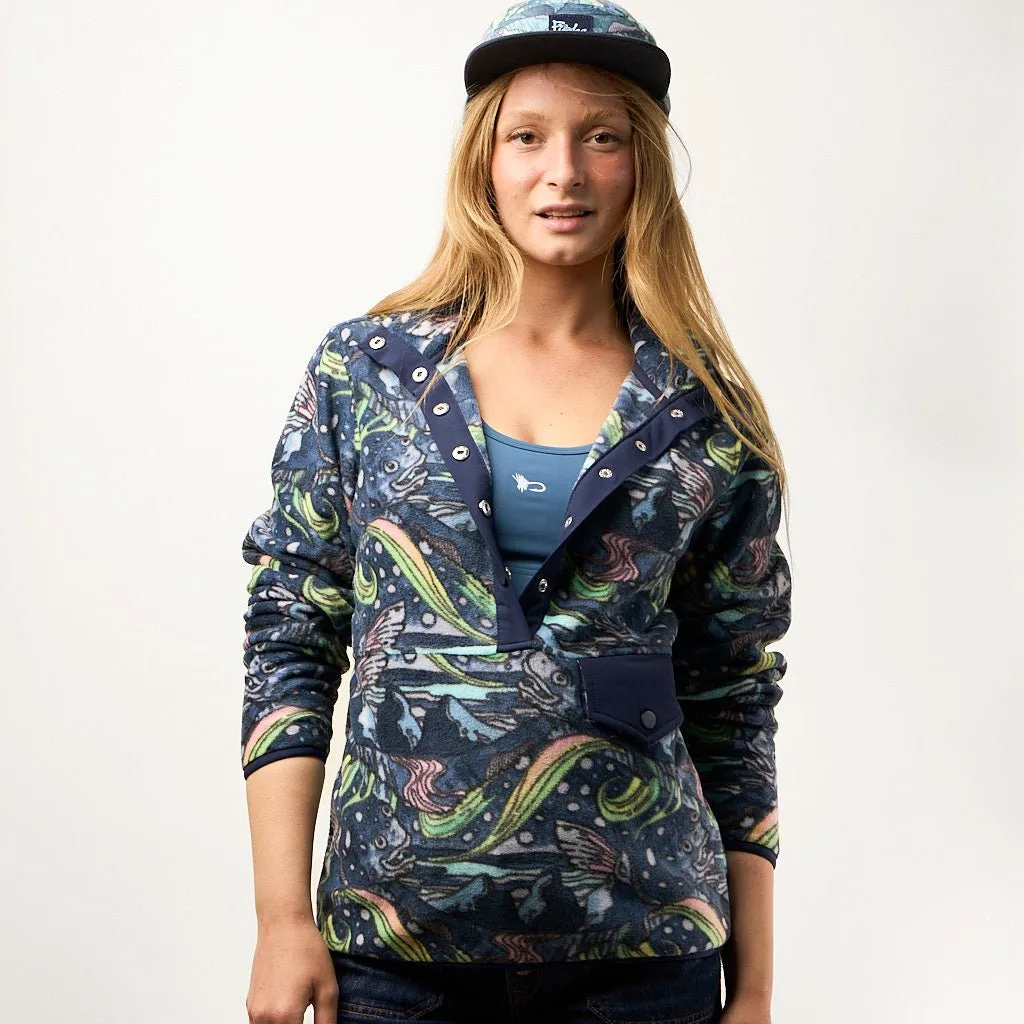 HaliBorealis Riffle Snap Fleece