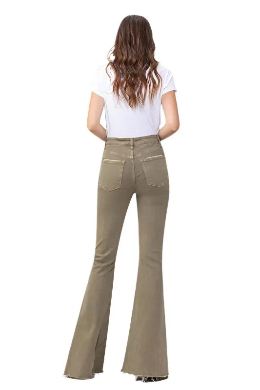 High Rise Super Flare Jeans VERVET by Flying Monkey