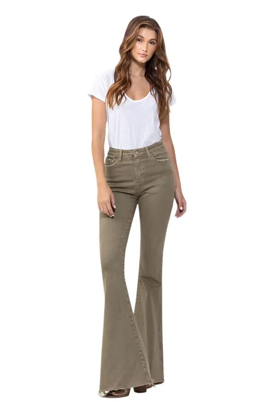 High Rise Super Flare Jeans VERVET by Flying Monkey