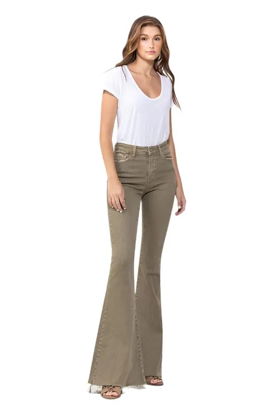 High Rise Super Flare Jeans VERVET by Flying Monkey