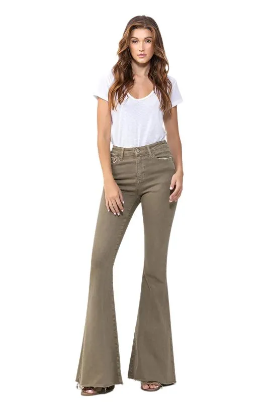 High Rise Super Flare Jeans VERVET by Flying Monkey