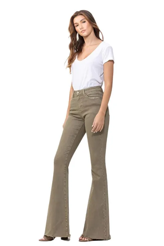 High Rise Super Flare Jeans VERVET by Flying Monkey