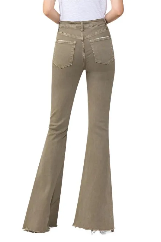High Rise Super Flare Jeans VERVET by Flying Monkey